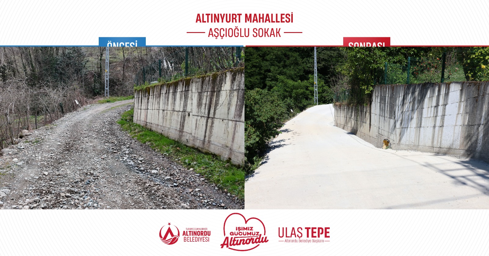 ALTINYURT’UN 70 YILLIK SORUNU ÇÖZÜLDÜ