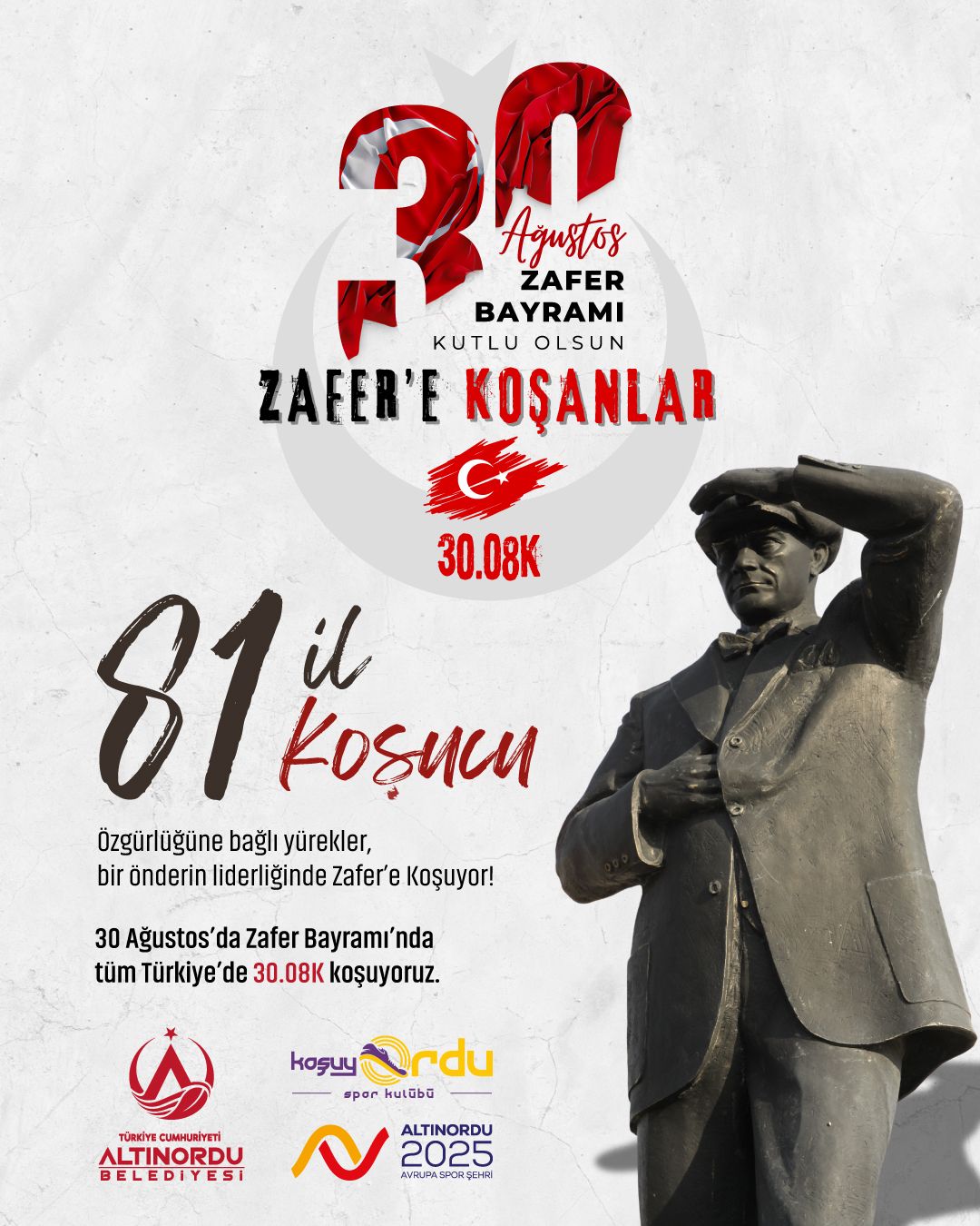 AVRUPA SPOR ŞEHRİ’NDE ZAFER’E KOŞULACAK