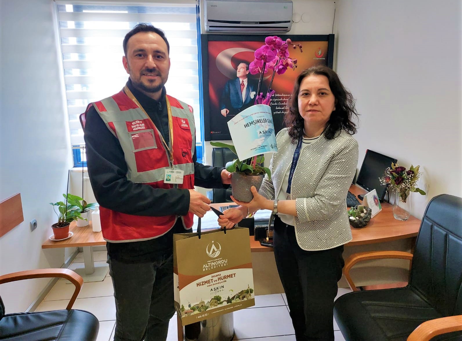 ALTINORDU BELEDİYESİ BEYAZ MELEKLERİ UNUTMADI