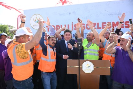 BAŞKAN AŞKIN TÖREN’İN VERDİĞİ REKOR ZAMLI MAAŞLAR ÇALIŞANLARA ÖDENDİ