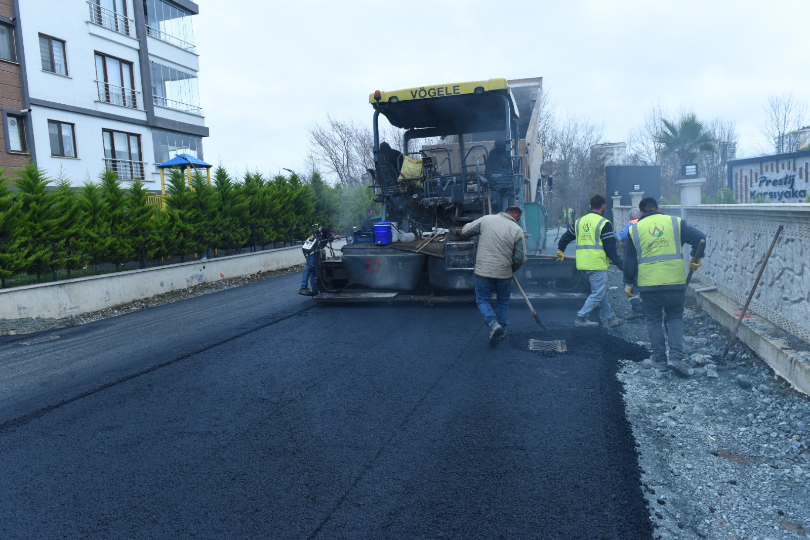 ALTINORDU ALTYAPI VE SICAK ASFALT ÇALIŞMALARINA TAM GAZ DEVAM EDİYOR