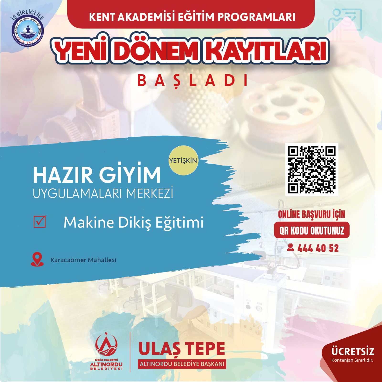 Eğitim Çalışmaları Kent Akademisi Çatısı Altında
