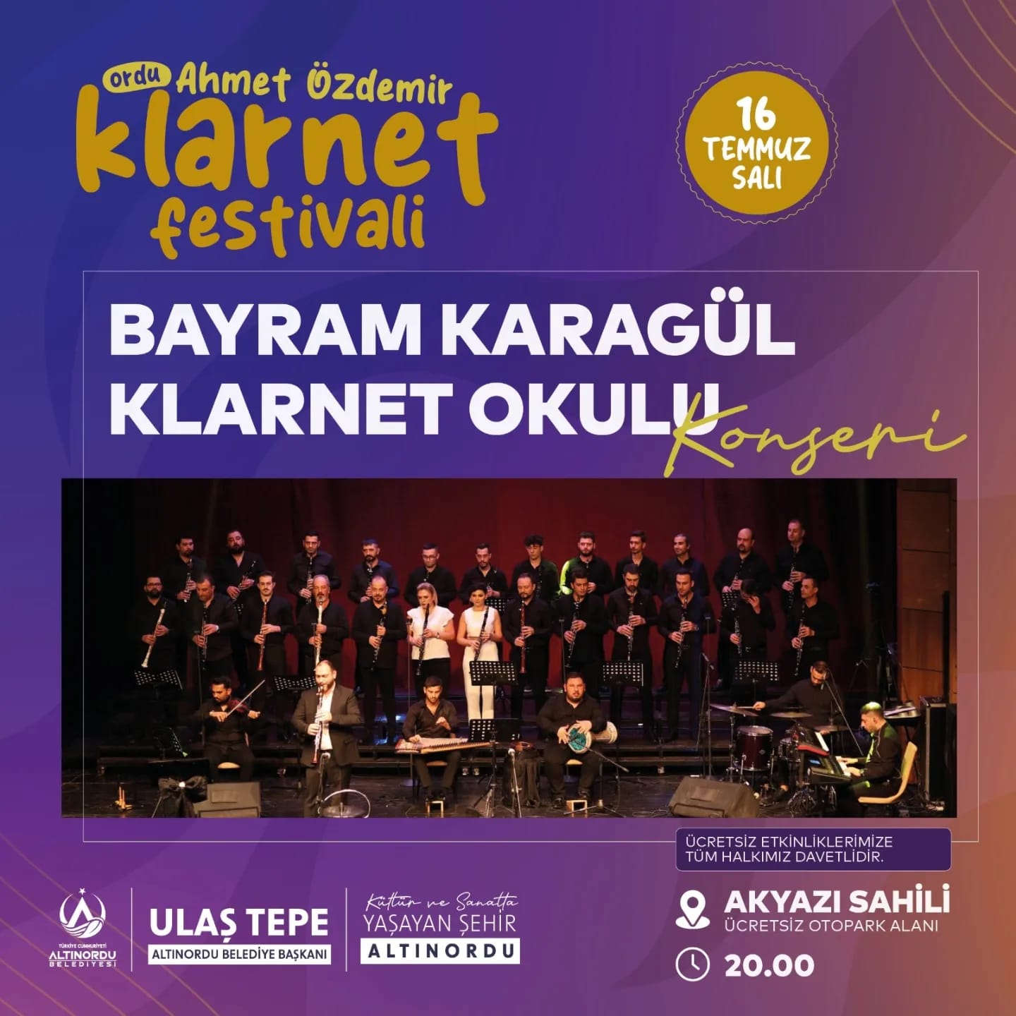 ORDU AHMET ÖZDEMİR KLARNET FESTİVALİ’YLE DEĞERLER YAŞATILIYOR