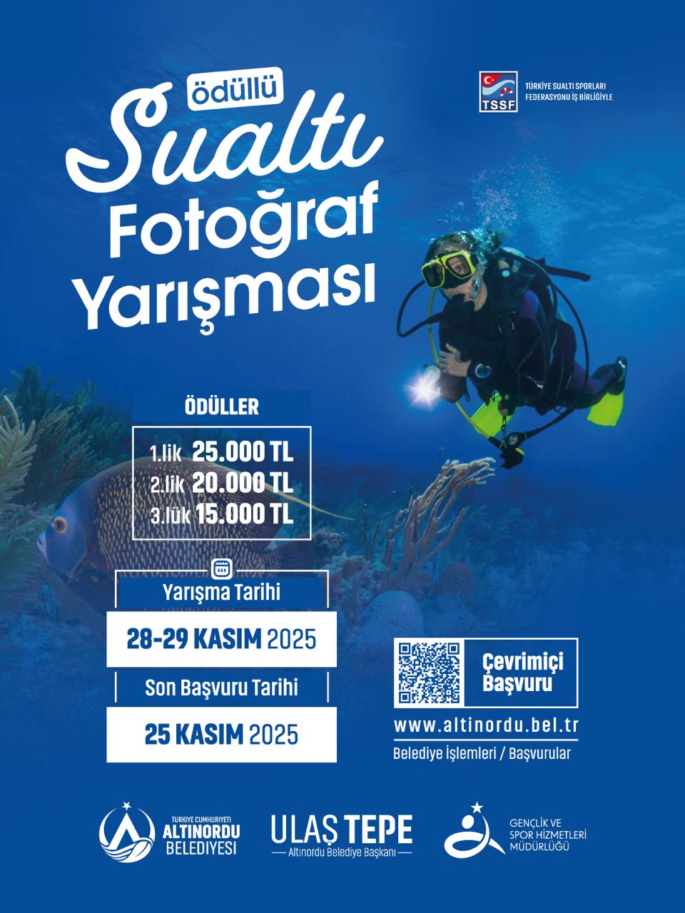 Ordu’da Bir İlk, Su Altı Fotoğraf Yarışması Başlıyor