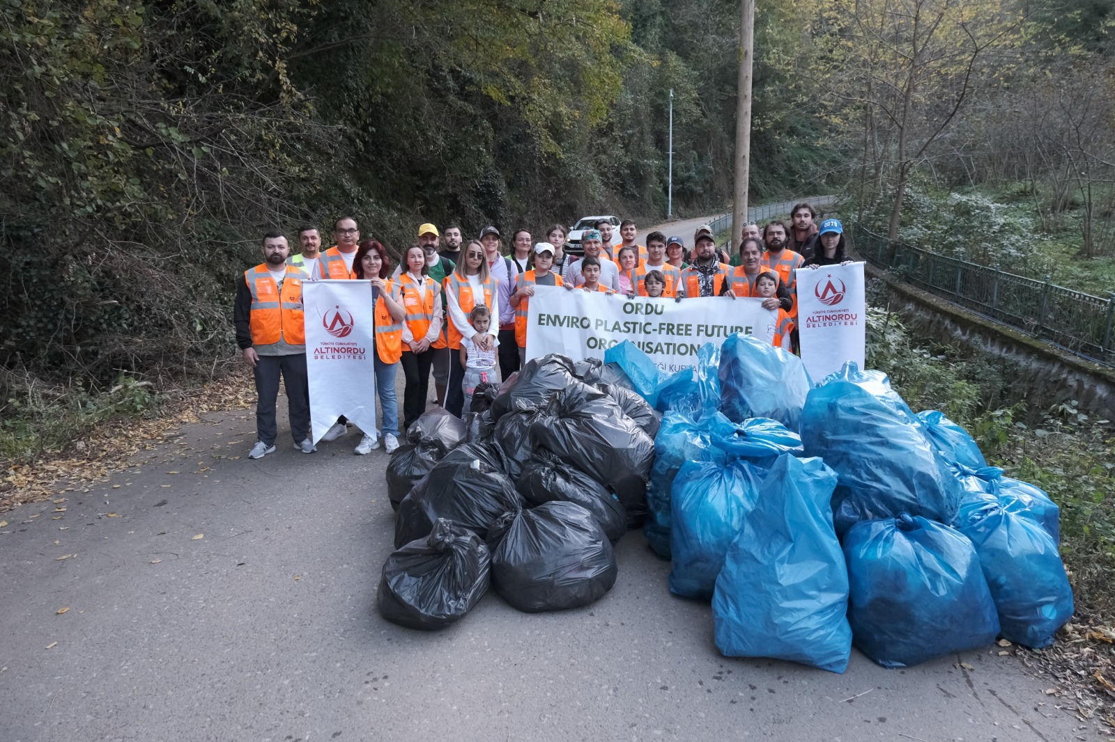 ALTINORDU’DA 700 KG ATIK TOPLANDI